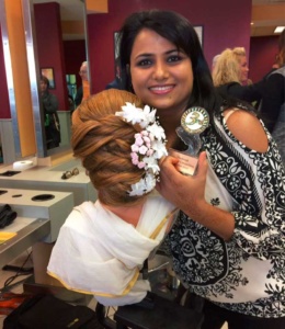 Bhola and Laxmi at FreeStyle Beauty Salon