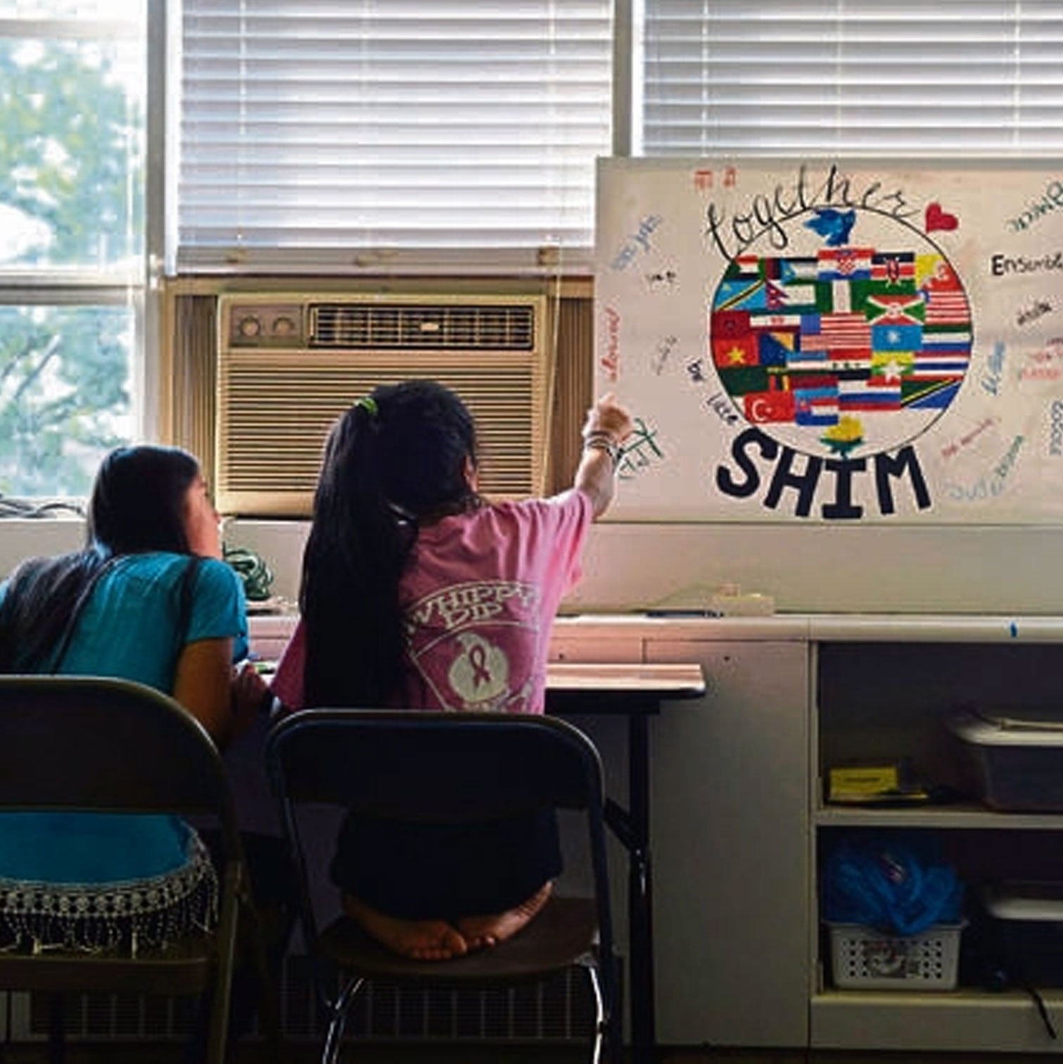 After-school-Featured Students work on project
