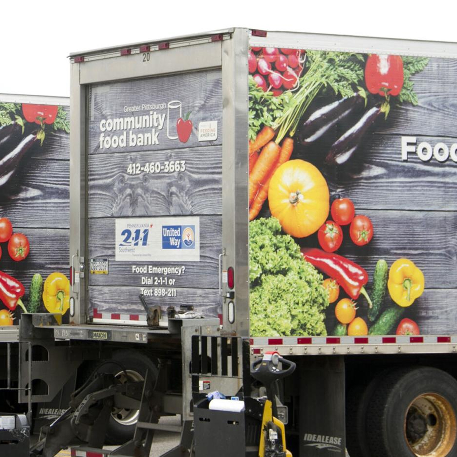 FB-trucks Pittsburgh Community Food Bank trucks