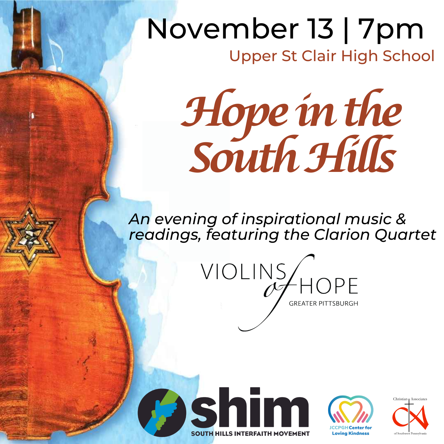Hope in the South Hills graphic