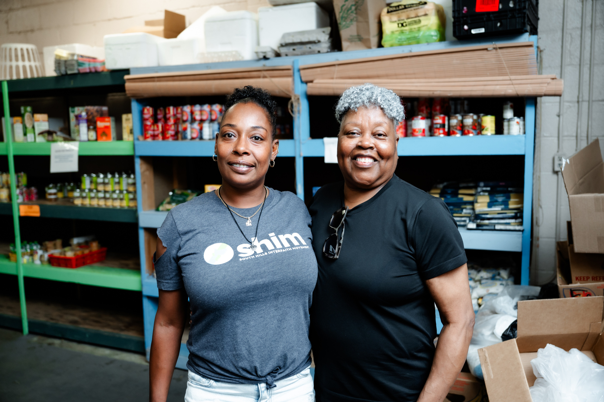 Kyla with pantry client