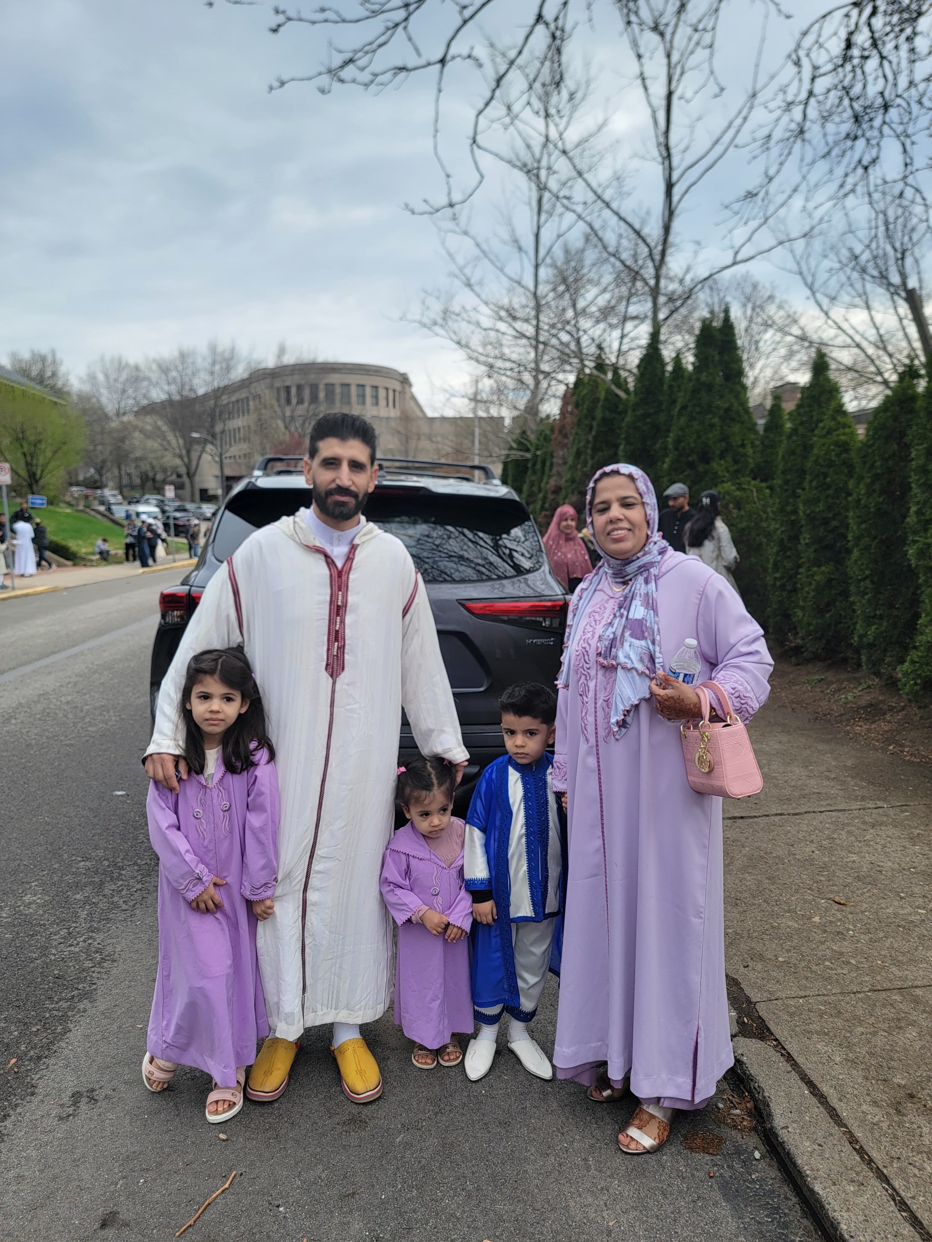 Youssef family photo- purple dresses Youssef family photo- purple dresses