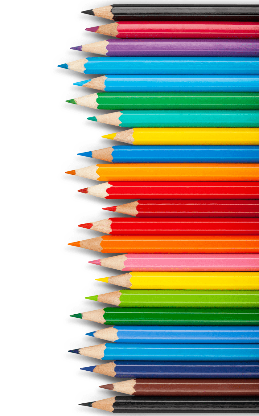 Colored pencils graphic