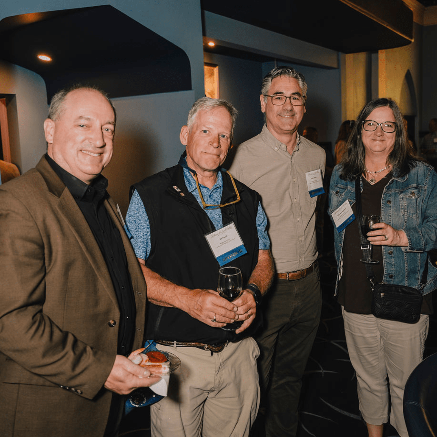 Joe from Brentwood Bank with Rotary Club members Brentwood Bank's Joe Verducci with Rotary Club members
