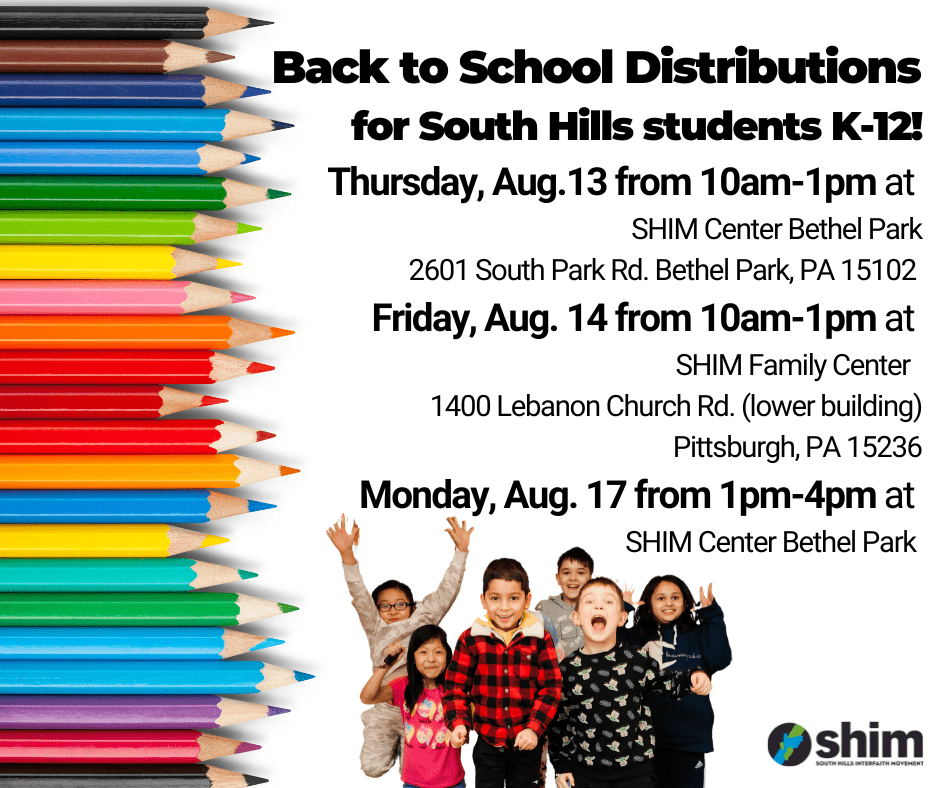 Back to School distribution dates Back to School distribution dates
