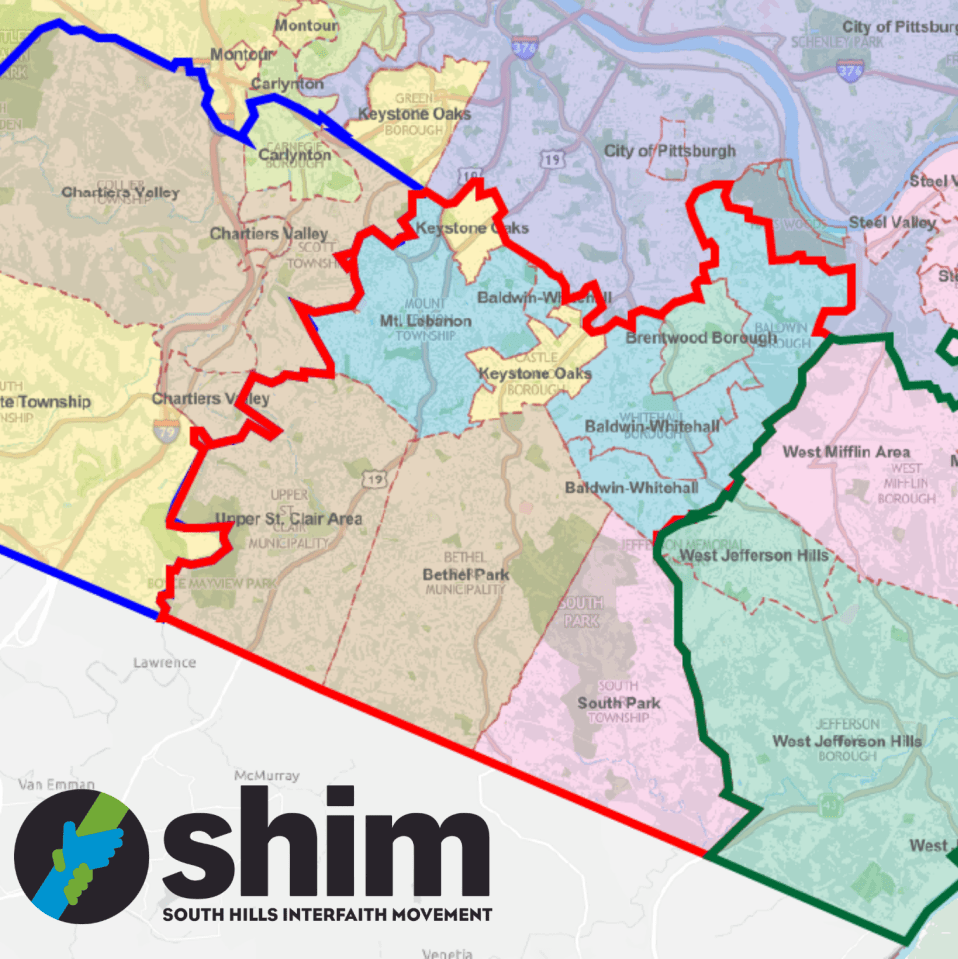 Map of expanded service area