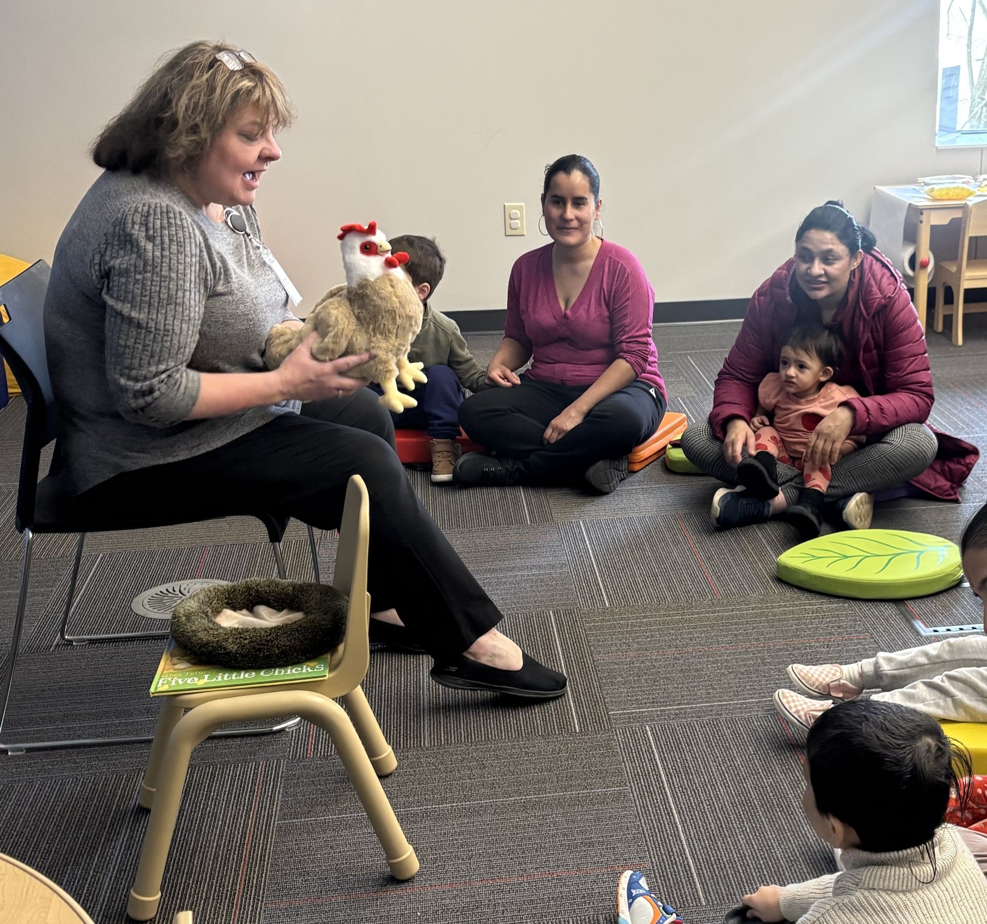 Rodlyn reading at story time Rodlyn reading at story time