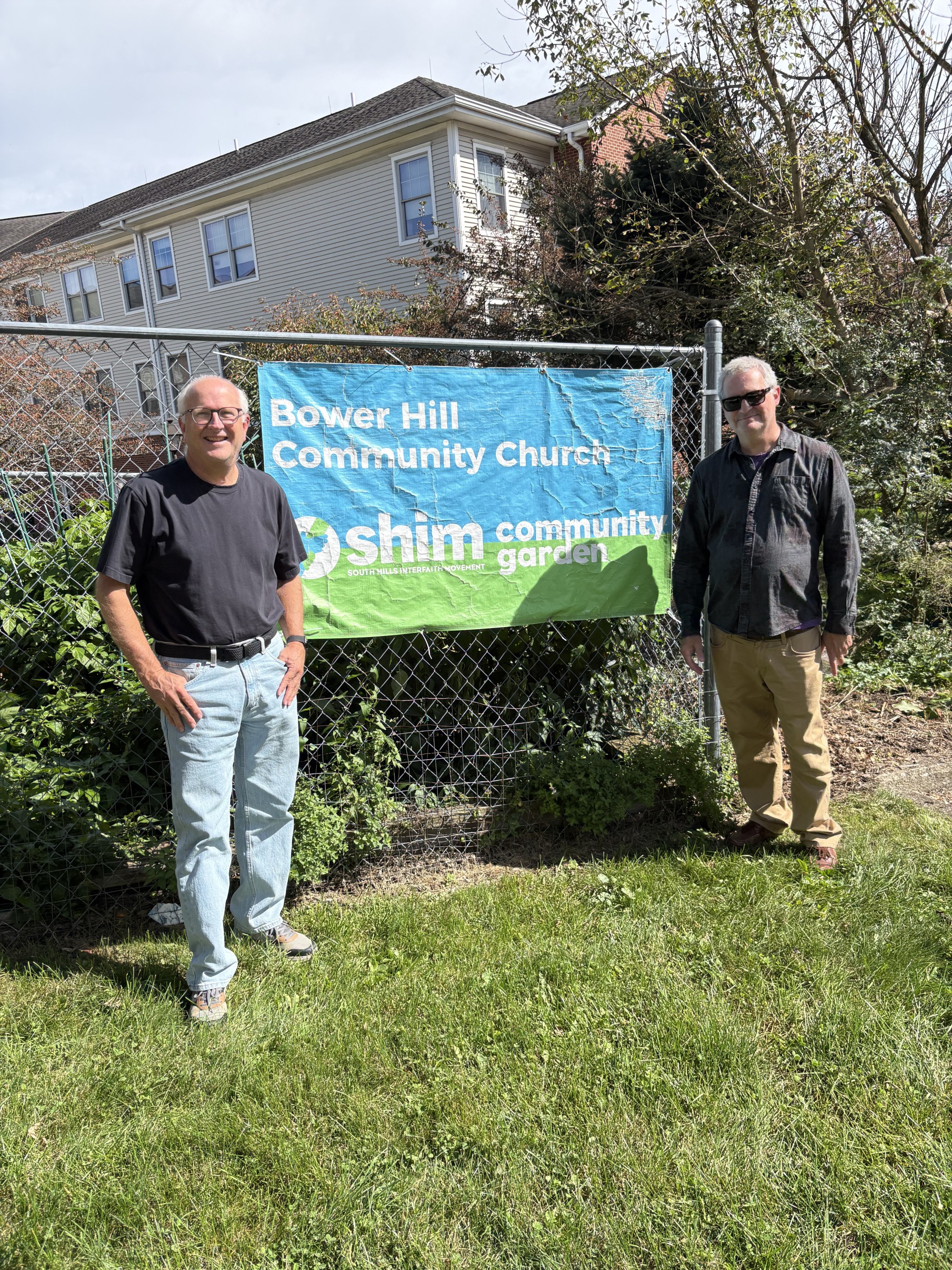 Alan and Karl at BHCC garden Alan and Karl at BHCC garden
